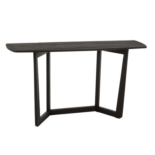 Bijzettafel Zwart Teakhout 40x140 cm-Bijzettafels-J-Line