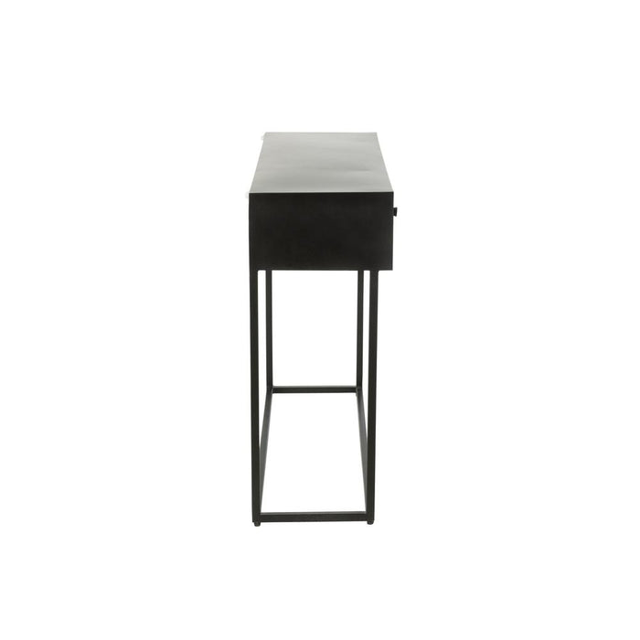 Bijzettafel Zwart ijzer 33x100 cm-Bijzettafels-J-Line