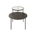 Bijzettafel Zwart ijzer L 70x101 cm-Bijzettafels-J-Line