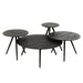 Bijzettafel Zwart ijzer Rond 30 cm 30x30x45 cm-Bijzettafels-J-Line