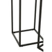 Bijzettafel Zwart ijzer Vierkant 30 cm 30x30x85.2 cm-Bijzettafels-J-Line