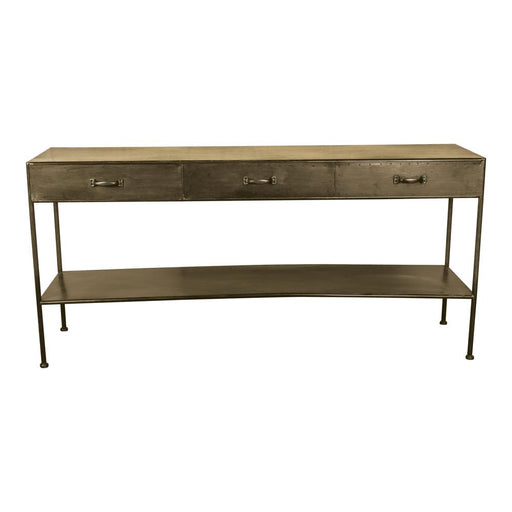 Bijzettafels Bijzettafel Simple Metaal Goud Sidetable 3 Drawers-Bijzettafels-PTMD