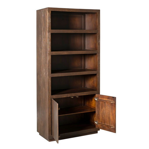 Boekenkast Brussel Bruin - 90 cm-Boekenkasten-Starfurn