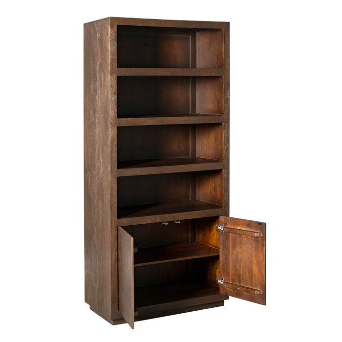 Boekenkast Brussel Bruin - 90 cm-Boekenkasten-Starfurn