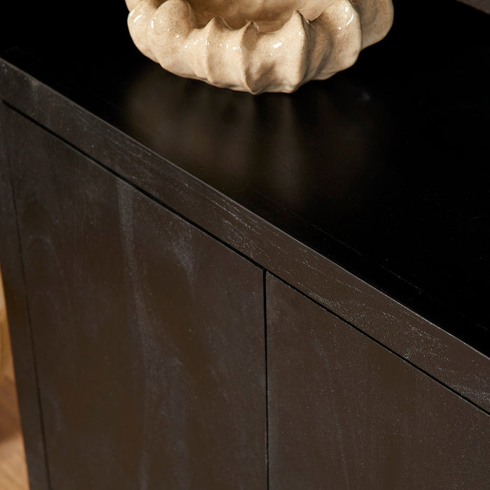 Boekenkast Brussel Zwart - 90 cm-Boekenkasten-Starfurn