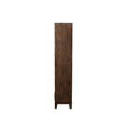Boekenkast Cortez Mangohout Bruin 40x83x200 cm-Boekenkasten-Livingfurn