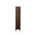 Boekenkast Cortez Mangohout Bruin 40x83x200 cm-Boekenkasten-Livingfurn