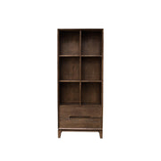 Boekenkast Cortez Mangohout Bruin 40x83x200 cm-Boekenkasten-Livingfurn