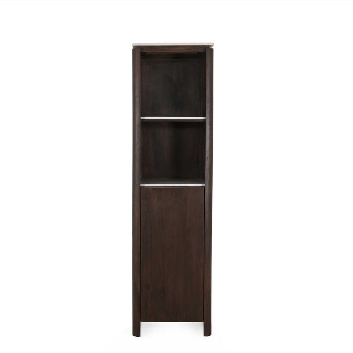 Boekenkast Dallas Bruin Mangohout 55 cm-Boekenkasten-Creating Home