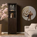 Boekenkast Dallas Bruin Mangohout 55 cm-Boekenkasten-Creating Home