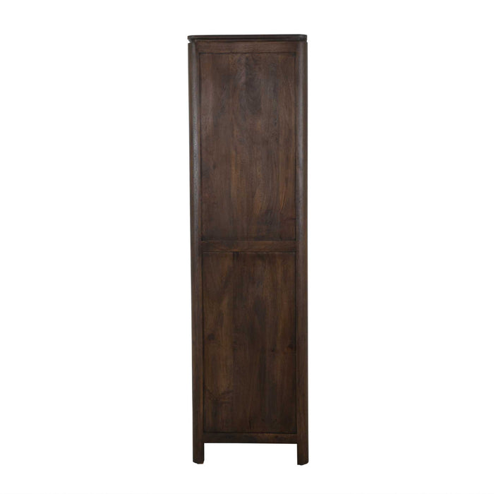 Boekenkast Dallas Bruin Mangohout 55 cm-Boekenkasten-Creating Home