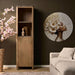 Boekenkast Dallas Naturel Mangohout 55 cm-Boekenkasten-Creating Home
