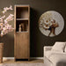 Boekenkast Dallas Naturel Mangohout 55 cm-Boekenkasten-Creating Home