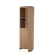 Boekenkast Dallas Naturel Mangohout 55 cm-Boekenkasten-Creating Home