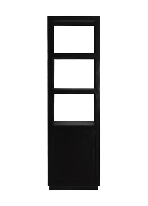 Boekenkast Jaxx Mangohout Zwart 60x45 cm-Boekenkasten-Livingfurn