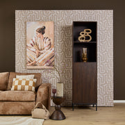 Boekenkast Madison Bruin 55 cm 55x45x200 cm-Boekenkasten-Starfurn