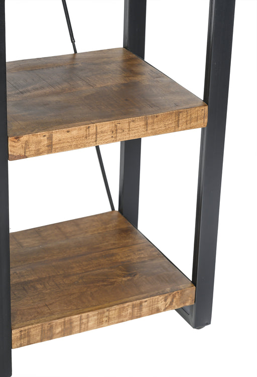 Boekenkast Nairobi Mangohout Naturel hout 55x40 cm-Boekenkasten-Livingfurn