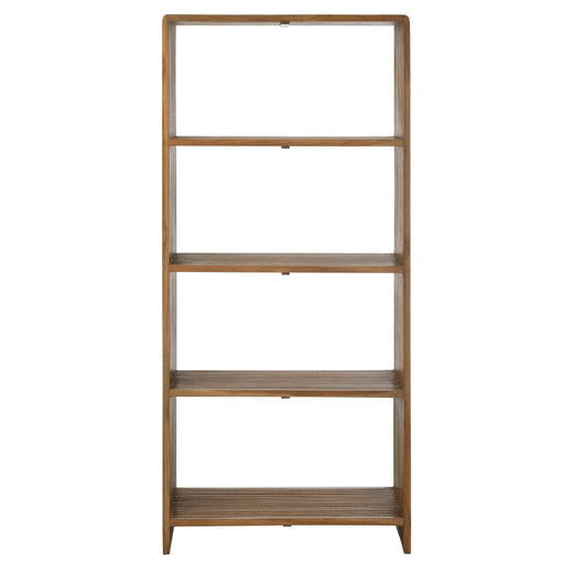 Boekenkast Naturel Recycled hout 35x88 cm-Boekenkasten-J-Line