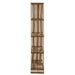 Boekenkast Naturel Recycled hout 35x88 cm-Boekenkasten-J-Line