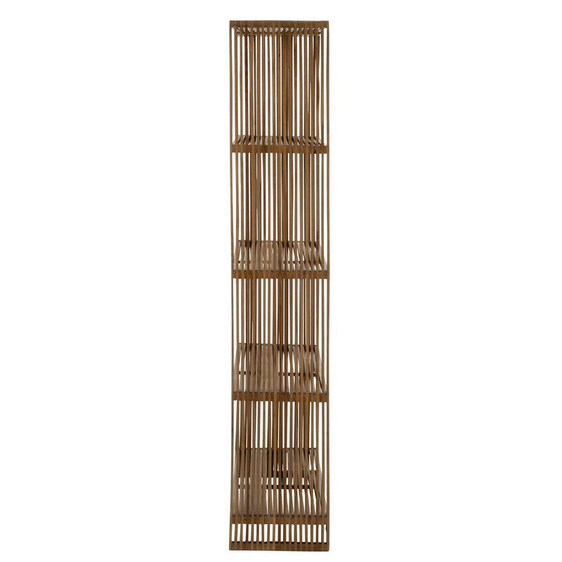 Boekenkast Naturel Recycled hout 35x88 cm-Boekenkasten-J-Line