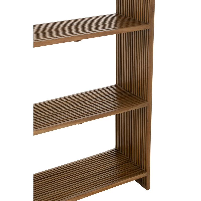 Boekenkast Naturel Recycled hout 35x88 cm-Boekenkasten-J-Line