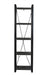 Boekenkast Norris Mangohout Zwart 55x40x200 cm-Boekenkasten-Livingfurn