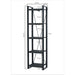 Boekenkast Norris Mangohout Zwart 55x40x200 cm-Boekenkasten-Livingfurn