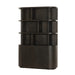 Boekenkast Novero Eikenhout fineer Bruin 145x40x220 cm-Boekenkasten-Livingfurn