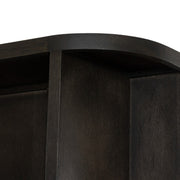 Boekenkast Novero Eikenhout fineer Bruin 145x40x220 cm-Boekenkasten-Livingfurn