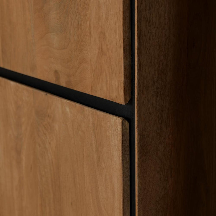 Boekenkast RichWood - 60 cm - Naturel - Metaal - STF-3507-Boekenkasten-Starfurn