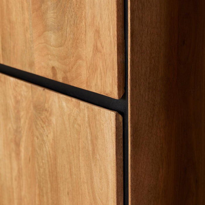 Boekenkast RichWood - 60 cm - Naturel - Metaal - STF-3507-Boekenkasten-Starfurn