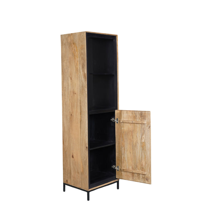 Boekenkast RichWood - 60 cm - Naturel - Metaal - STF-3510-Boekenkasten-Starfurn