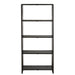 Boekenkast Zwart Recycled hout 35x88 cm-Boekenkasten-J-Line