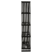 Boekenkast Zwart Recycled hout 35x88 cm-Boekenkasten-J-Line