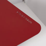 Boekenstandaard ATALANTA Staal Burgundy 36.6x24x10.5cm-Wanddecoratie-Spinder