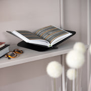 Boekenstandaard ATALANTA Staal Zwart 36.6x24x10.5cm-Wanddecoratie-Spinder