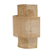 Bolly Jute Wandlamp - Naturel - M-Wandlampen-Bazar Bizar