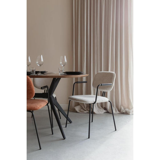 Bouton Stoel Off White-Eetkamerstoelen-Creating Home