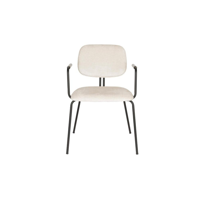 Bouton Stoel Off White-Eetkamerstoelen-Creating Home