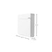 Brievenbus INBOX Staal Wit 39x11x40cm Spinder Design-Opbergdozen en manden-Spinder