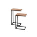 Brix 3-zitsbank Mangohout Naturel hout 40x27 cm-Bijzettafels-Livingfurn