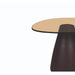 Brix Bijzettafel Glas Bruin 43 cm-Bijzettafels-Livingfurn