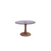 Brix Bijzettafel Glas Bruin 60 cm-Livingfurn