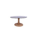 Brix Bijzettafel Glas Bruin 75 cm 75x75x30 cm-Bijzettafels-Livingfurn