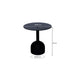 Brix Bijzettafel Glas Zwart 55 cm-Livingfurn