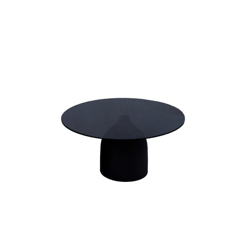 Brix Bijzettafel Glas Zwart 70 cm 70x70x36 cm-Bijzettafels-Livingfurn