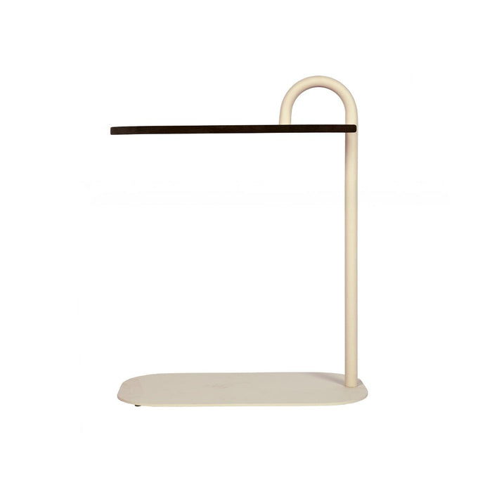 Brix Bijzettafel Mangohout Beige 30x48 cm-Livingfurn