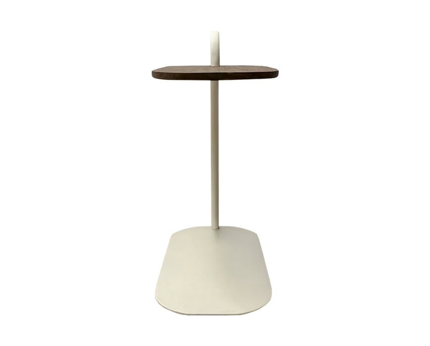 Brix Bijzettafel Mangohout Beige 30x48 cm-Livingfurn