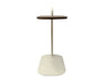 Brix Bijzettafel Mangohout Beige 30x48 cm-Livingfurn