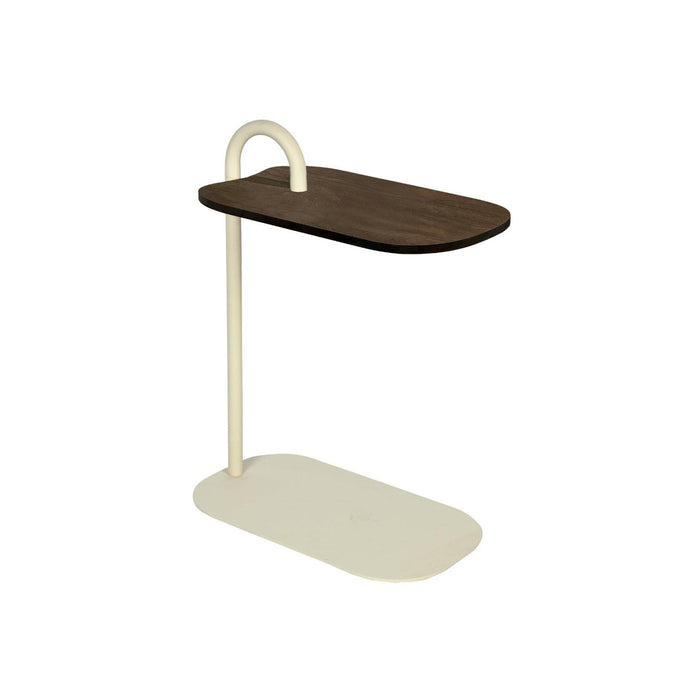Brix Bijzettafel Mangohout Beige 30x48 cm-Livingfurn